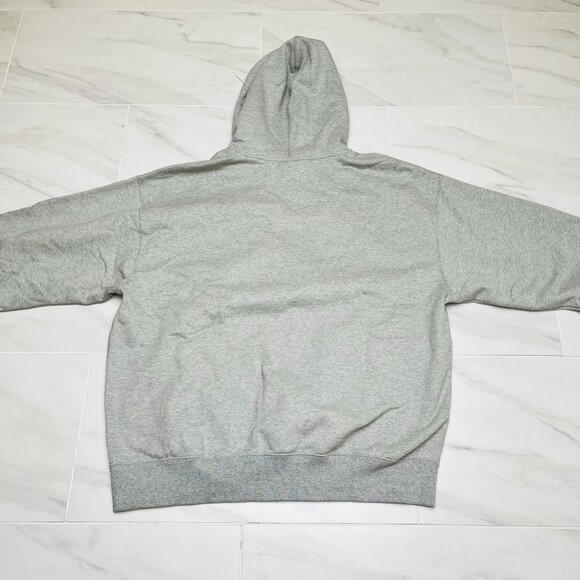 Nike Men's Solo Swoosh Full-Zip Hoodie 'Gray' DR0403-063 X-Large - Picture 2 of 4
